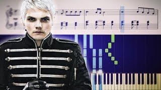 THE LIGHT BEHIND YOUR EYES (My Chemical Romance) - Piano Tutorial + SHEETS