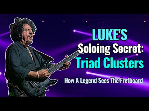 Bored With Scales? How To Use Lukather's "Triad Cluster" Method!