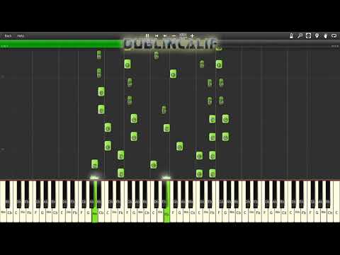 Touhou 6 - UN Owen Was Her Theme Piano Tutorial Synthesia