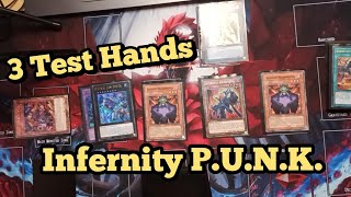 Doing 3 Test Hands With Infernity P.U.N.K.