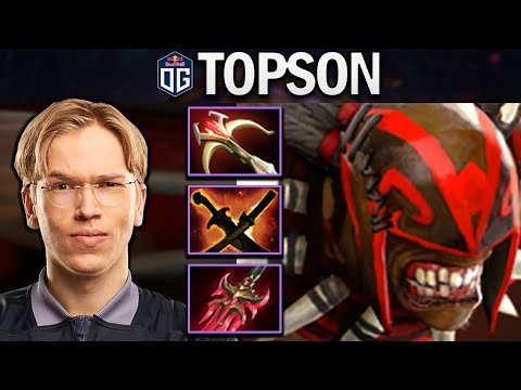 OG.TOPSON BLOODSEEKER WITH DAEDALUS - DOTA 2 7.28 GAMEPLAY