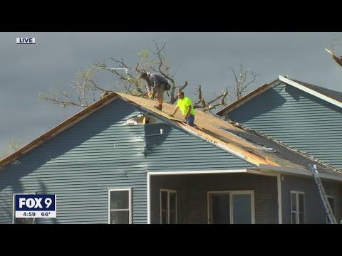 Surveying storm damage, cleanup throughout Minnesota I KMSP FOX 9