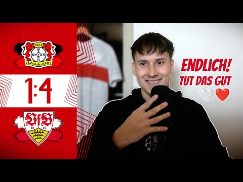 Finally! That feels so good 😍 Bayer Leverkusen 1:4 VfB Stuttgart ⚪🔴 Stuttgart destroys a bogey te...