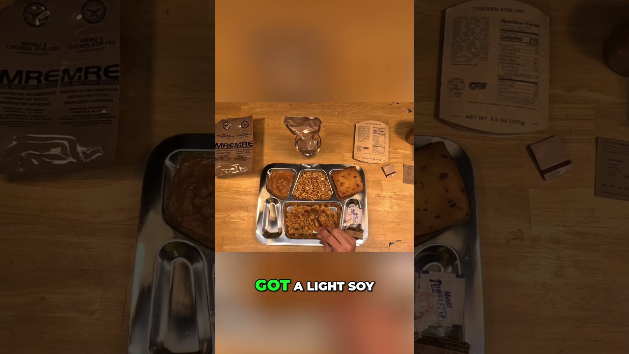 MRE Main Dish Review  Surprisingly Delicious!