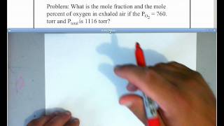 Mole Fraction and Mole Percent | Given Partial Pressures and Total Pressures| www.whitwellhigh.com