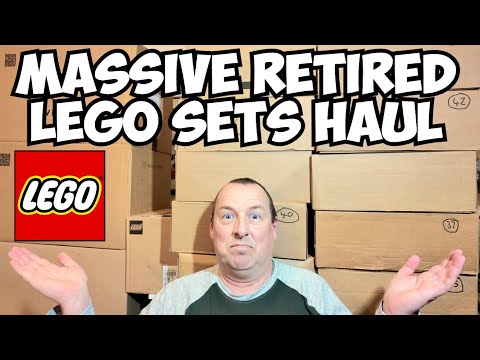 Massive retired Lego sets haul - Unboxing another load of older, rare Lego sets 