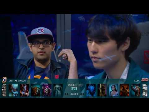LGD Gaming vs Digital Chaos Game 1 | DOTA 2 The International 7 (TI7) 2017 Low Bracket Round 2