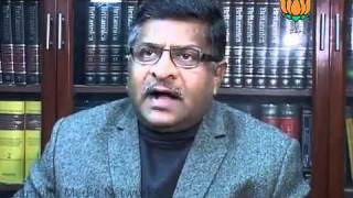 BJP Byte on S M Krishna: Shri Ravi Shankar: 21.01.2012