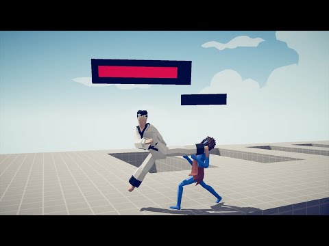 TAEKWONDO CHAMPION + HP BAR 1 vs 1 EVERY UNIT TABS - Totally Accurate Battle Simulator