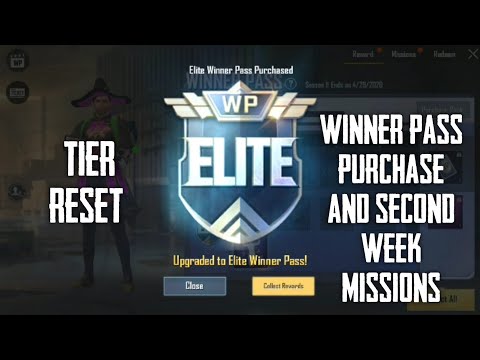 PUBG MOBILE LITE WINNER PASS SEASON 11 PURCHASE ,SECOND WINNER PASS MISSIONS. And Tier reset.