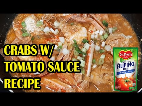 HOW TO COOK CRABS | EASY CRAB RECIPE WITH TOMATO SAUCE