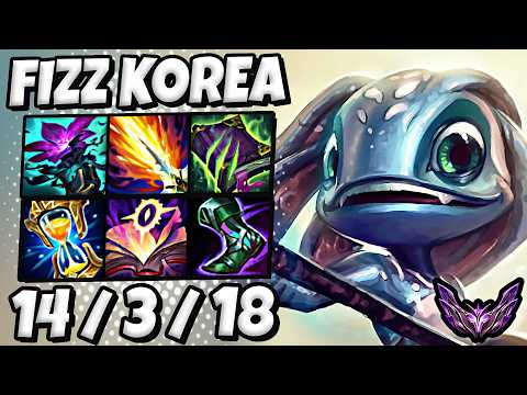 Fizz vs Yone [ MID ] Lol Korea Master Patch 25.17 ✅