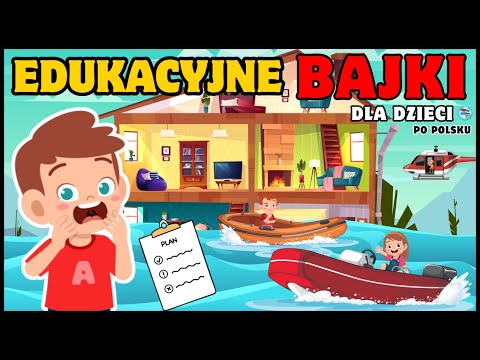 Edukacyjne BAJKI dla dzieci po Polsku  🌊🌍🎨