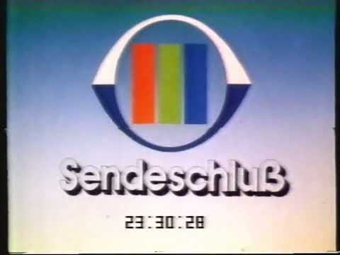 NDR/RB/SFB - Ansage und Sendeschluss (8.12.1980)