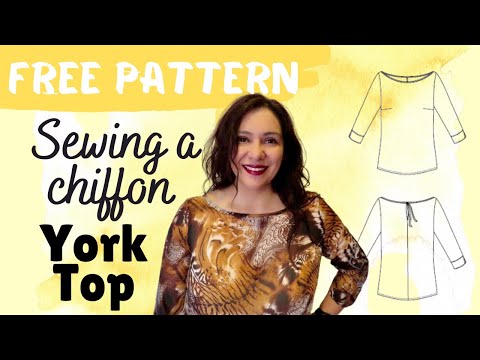 York top. A pattern by Seamwork.  Review. Unintentional animal print!