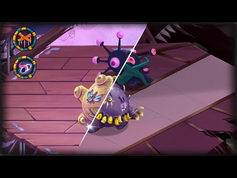 eRmA gUrDy vs Zaprus comparison | fanmade vs official | my singing monsters |