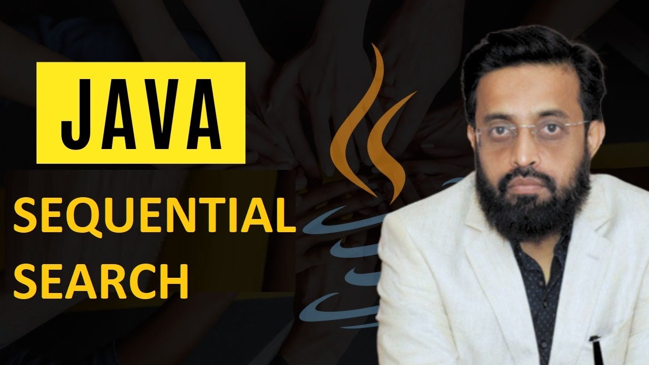 JAVA SEQUENTIAL SEARCH USING ARRAY