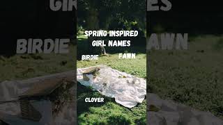 SPRING INSPIRED GIRL NAMES — #springnames #namestatus