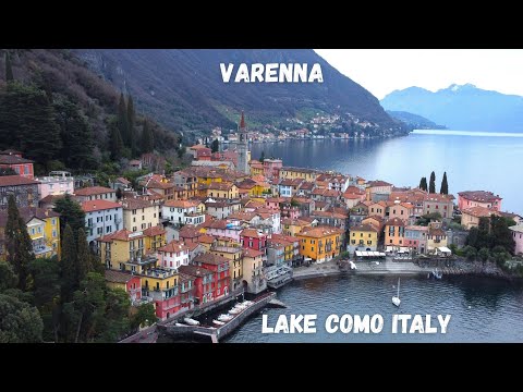 Varenna - Lake Como, Italy  Walking Tour - 4K