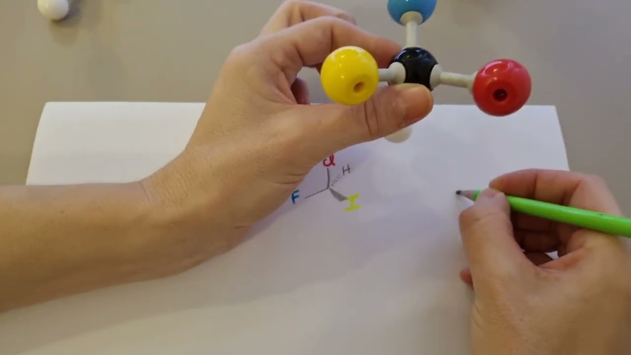 Percepção de tridimensionalidade: desenhando enantiômeros corretamente