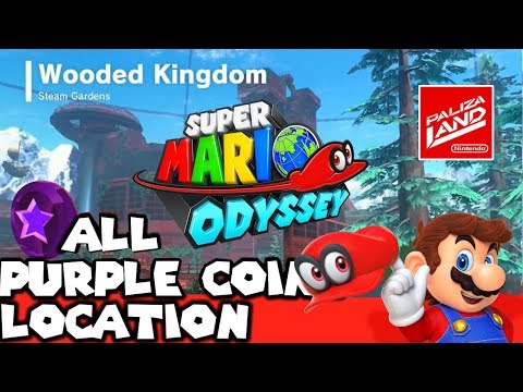 Las 100 MONEDAS MORADAS del REINO ARBOLADO - GUIA Super Mario Odyssey