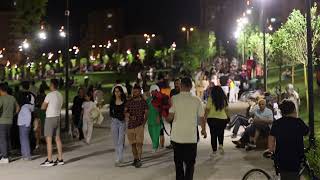 TALAS MİLLET BAHÇESİN'DE YAZLIK SİNEMA KEYFİ