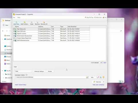Schedule file copying for automatic backup using Copywhiz in Windows