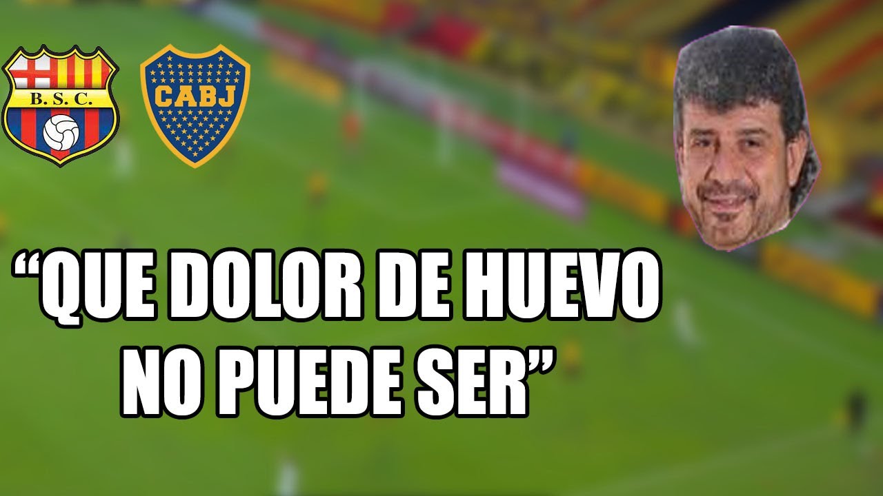 RELATÓ ENOJADO DE DANIEL MOLLO - (BARCELONA vs BOCA JUNIOR)COPA LIBERTADORES #Bocajunior #BARCELONA