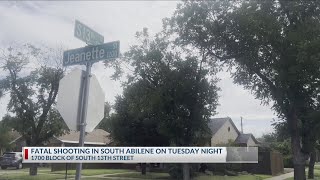 One person is dead after a shooting in south Abilene