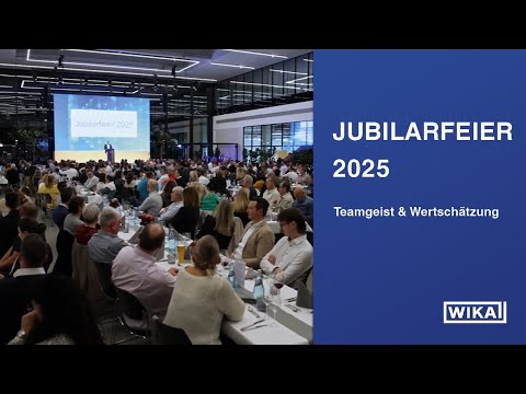 WIKA Jubilarfeier 2025: Ehrung unserer langjährigen Mitarbeitenden