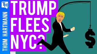 Trump Flees To Avoid Taxes!