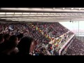 NUFC fans singing Blaydon Races 