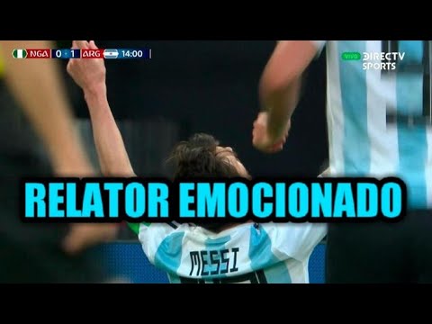 RUSIA2018| Nigeria 1-2 Argentina | Relator Uruguayo se emociona con gol de Marco Rojo | #ModoMundial