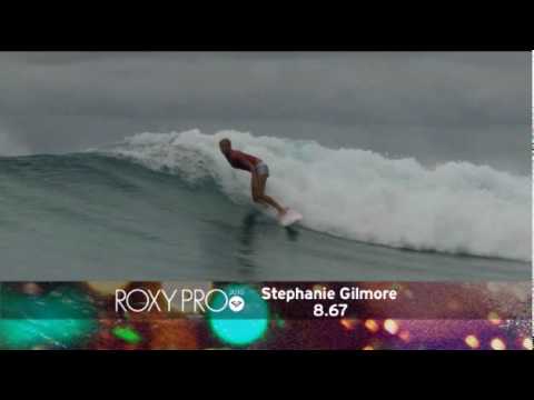 Roxy Pro HOD R1 H3 Stephanie Gilmore x Bruna Schmitz x Tyler Wright