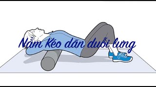 N23. Kéo dãn duỗi lưng ở tư thế nằm ngửa.