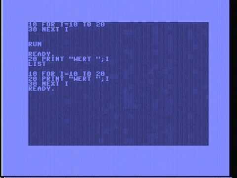 C64 Basic Kurs - Teil 9 - FOR NEXT Schleifen