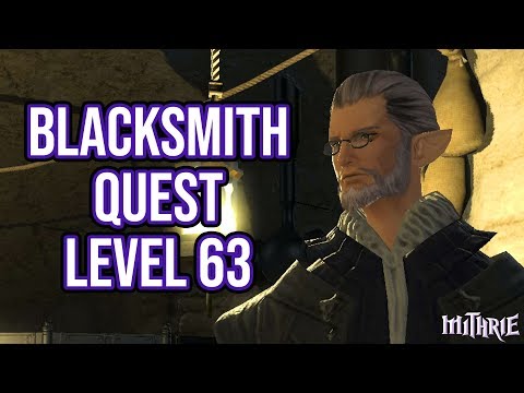 FFXIV 4.0 1106 Blacksmith Quest Level 63