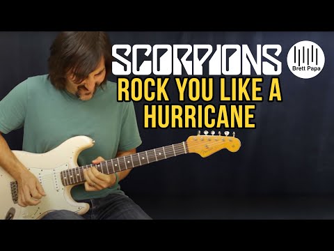 Scorpions - Rock You Like A Hurricane - Guitar Lesson
