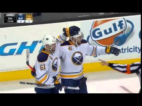 Andrej Meszaros' first goal as a Buffalo Sabre
