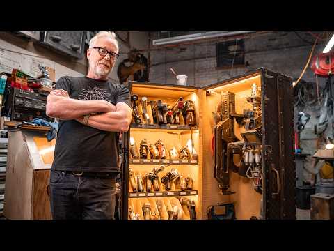 Adam Savage Updates His Sci-Fi Blaster Storage Vault!