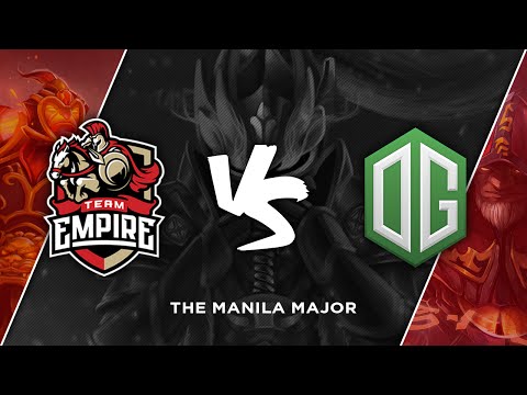 Team Empire vs OG - 2nd match of the day 1@ Manila Major