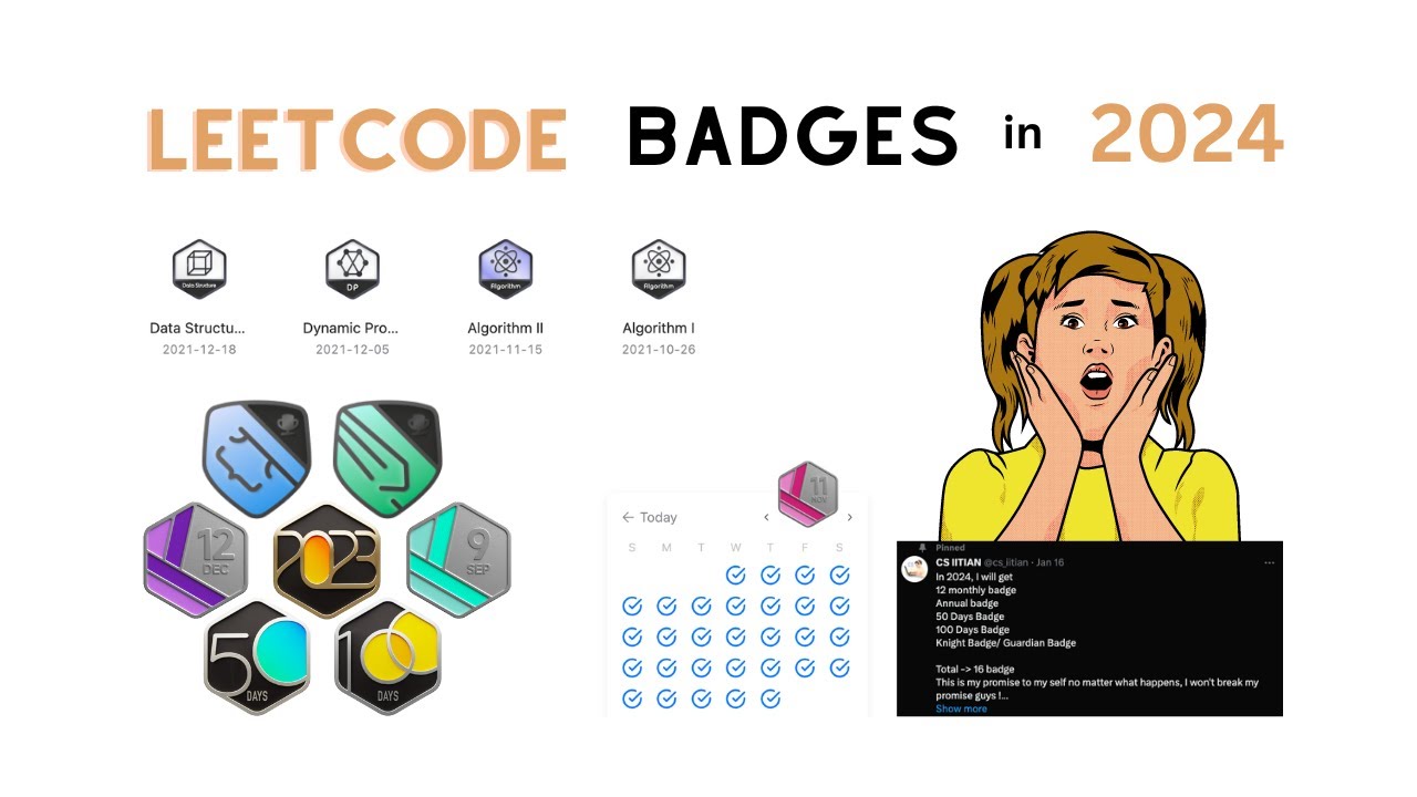 How to get Leetcode Badges in 2024 ? Latest Video #leetcode