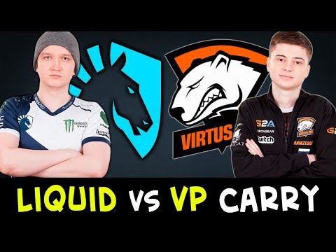 LIQUID vs VP carry battle — BEST in Dota Matumbaman vs Ramzes