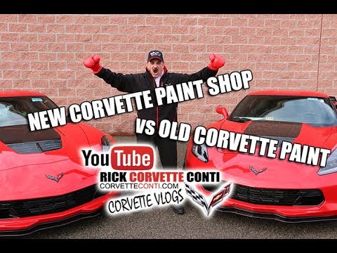 NEW CORVETTE PAINT SHOP vs OLD CORVETTE PAINT SHOP Video