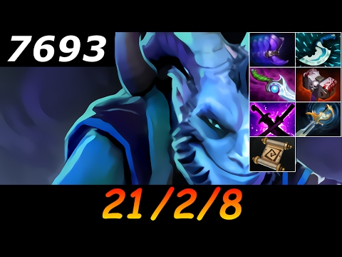 Dota 2 Riki 7693 MMR 21/2/8 (Kills/Deaths/Assists) Ranked Full Gameplay