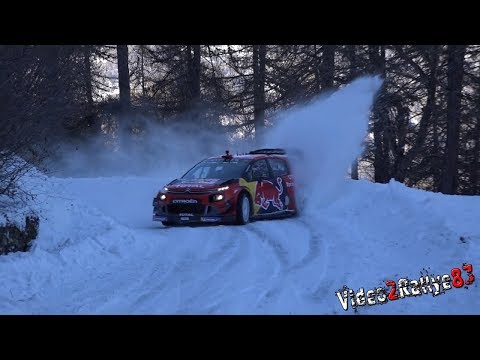 Test Monte Carlo 2019 | Sébastien Ogier | Citroën C3 WRC| Full Snow [Day4]
