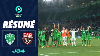 AS SAINT-ÉTIENNE - EN AVANT GUINGAMP (3 - 2) - Résumé - (ASSE - EAG) / 2022-2023