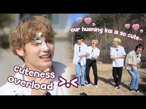 This Is How TXT Fall For Their Maknae Huening Kai's Cuteness