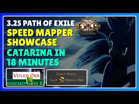 [POE 3.25] Speed Mapper Showcase Pathfinder Toxic Rain Caustic Arrow | Gotta go fast | Path of Exile