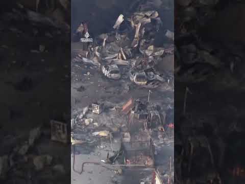 Firefighters battle industrial farm fire after fertiliser explosion in England | AJ Shorts